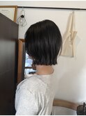 ★韓国ヘア切りっぱなしタッセルボブ/前髪顔周りミニウルフ