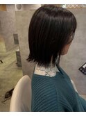 切りっぱなしボブ