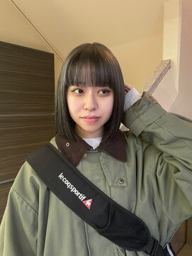 ビーハイブアヴェダ PARCO2店(BEHIVE AVEDA) コントラストが可愛いデザインカラー/sakuya