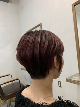 ラグヘアーワークス(LAG HAIR WORKS) 暖色くびれショート
