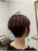 暖色くびれショート