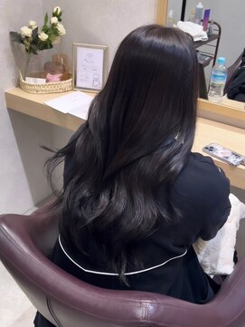 レンテ 千葉(LENTE) 韓国レイヤー ダークグレージュ 暗髪 髪質改善 千葉