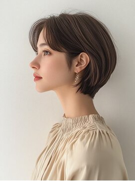 e.m.a プレミアムビューティーサロン 栄駅店(e.m.a PREMIUM BEAUTY SALON) ボブ/イメチェン/外ハネボブ/美髪/ワイドバング/髪型