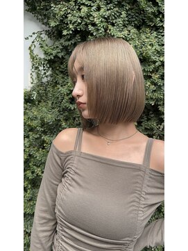 ウルア 吉祥寺店(ULUA) 【自然にまとまるボブ】ハイトーンカラー