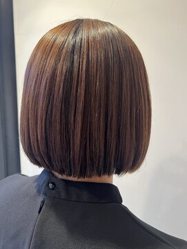 アカヒゲ 新札幌店(AKAHIGE) ストレート×ボブ