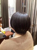 美容室ヒラトヤ 都南店 20代30代40代すっきり可愛い丸みひし形×小顔ショートボブ