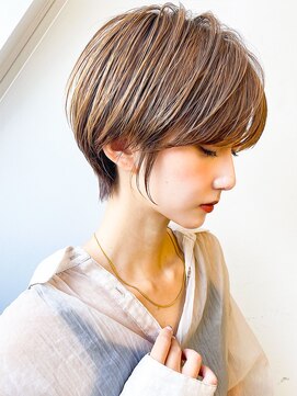 ベガ ヘアーズ ストーリー(VEGA hair's story) 30代40代小顔ふんわり丸みボブ◎透明感ミルクティーベージュ