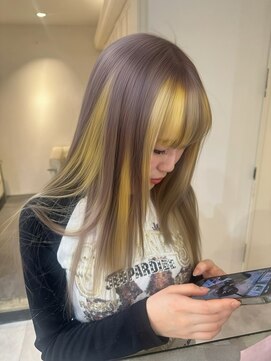 melt.tokyo【メルトトウキョウ】【4月中旬NEW OPEN(予定)】 インナーカラー/トリートメント/デザインカラー/ペールピンク