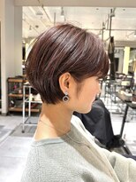 ラボー ノースプラザ店(LA'BO)&nbsp;【LA'BO三浦】30代/40代/50代/丸みショート/艶感/ピンク