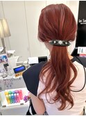 《血色UP♪》チェリーレッド×艶ロング