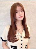 髪質改善トリートメントで叶う美髪ストレート レイヤーカット