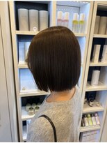 カノエ 山口矢原店(canoe)&nbsp;オリーブベージュ×ボブ