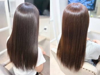 ヘアメイクゼロ 坂戸駅前店(hairmake zero)の写真/【髪質改善◇口コミ4.77】トリートメントで作るうる艶髪が大好評◎豊富な種類から髪質に合わせて選択♪