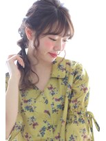 ヘアリゾート ブーケ(hair+resort bouquet) ☆星野菜美☆透明感たっぷりの編みおろしアレンジ