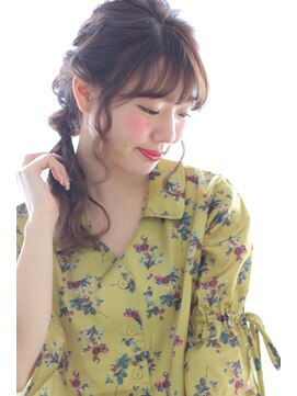 ヘアリゾート ブーケ(hair+resort bouquet) ☆星野菜美☆透明感たっぷりの編みおろしアレンジ