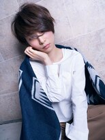 エル(LE)&nbsp;６/８newopen！ひし形シルエットグレージュエアリーショート