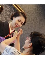 美容室 シャルドン&nbsp;シニヨンロールアップ