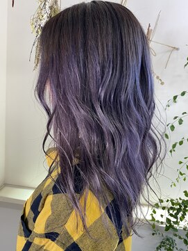 カフェアンドビューティー エスト 越谷(cafe&beauty est) 透明感のあるラベンダーカラー