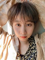 テトヘアー(teto hair) マッシュショート、アッシュブラウン、シースルーバング