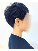 ベリーショート/くせ毛/耳掛けショートヘア/刈り上げ