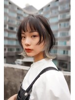 カリーナコークス 原宿 渋谷(Carina COKETH) ウルフカット×ホワイトインナーカラー