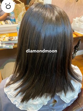 ダイアモンドムーン(DIAMOND MOON) 縮毛矯正ビフォーアフター