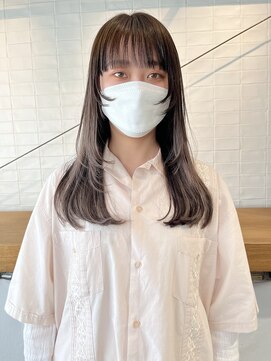 キーン 立川店(keen) 【keen×刈谷】ナチュラルベージュ×顔まわりレイヤー