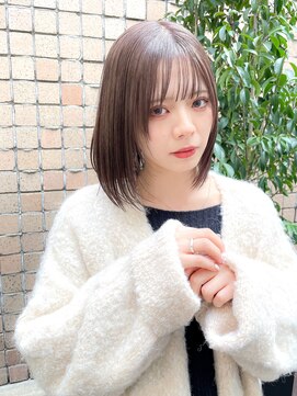 シーク 天神(SEEK) 【SEEK 宮本征破】ミルクティーブラウンベージュ×ボブ