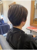 【Lib】大人女性の前下がりショート×簡単スタイリング