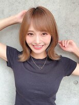 サロウィンフレンテ 新宿三丁目(SALOWIN Frente)&nbsp;石塚／くびれレイヤー外ハネミディアムボブ10代20代30代40代新宿