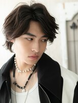 モッズヘアメン 名護大東店(mod's hair men) 前髪長めが◎無造作セクシーなアッシュオリーブウルフd名護大東