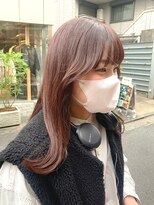 エム(EM)&nbsp;ダブルカラーピンクベージュケアブリーチハイトーン髪質改善