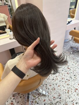 ボタン シブヤ(VOTAN SHIBUYA) 韓国ヘア/くびれヘア/暗め透け感カラー/透明感カラー