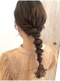 お呼ばれたまねぎヘア