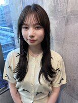 ヘアーサロン 6(hair salon)&nbsp;#フェイスレイヤー ×ダークトーン透明感カラー