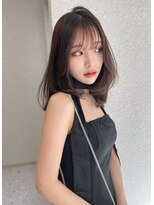 天神美容室 透明感溢れるグレージュ×レイヤーカット×韓国【ayana】