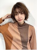 ボブレイヤー×ナチュラルブラウン