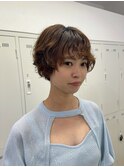 ショートボブパーマ