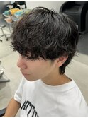 テテ風シャドウパーマゆるめパーマ韓国ヘア波巻きツイスト名古屋