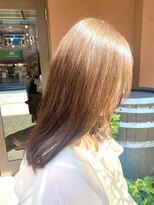 ココカラヘアー ニコ(cococara hair nico)&nbsp;ブリーチなし/ダブルカラー/顔まわりカット/グレージュ☆