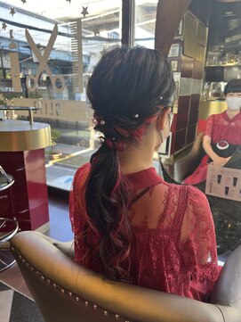 グリッツ (GLITZ) 巻き下ろしアップスタイル