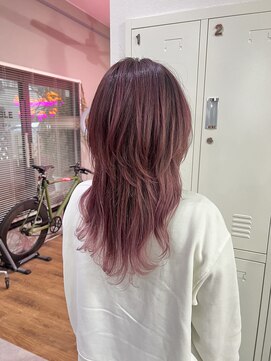 アッセンブル(ASSEMBLE) 《ASSEMBLEカラー》白髪ぼかしラベンダーピンク【柏/流山】