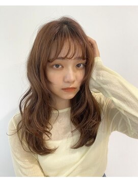 レコバイスニップ(Reco by snip) ベージュカラー/顔周りレイヤー