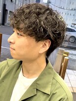 マグ カーネ バイ フィフス(Mag KANE by fifth)&nbsp;シャドウパーマ波巻きスパイラルパーマメンズマッシュネープレス