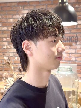 ボコカ(bococa) 【kanta】マッシュウルフ スパイラルパーマ