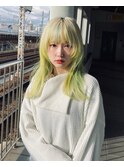 ハイトーン　ウルフカット