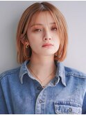 《Agu hair》メルティカラーボブ×numberA.アクアバームセラム