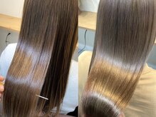 【こだわりのトリートメント】柔らかなまとまりとツヤ感！ダメージレベルに合わせて選べるトリートメント！