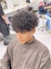 【水口湧太指名】メンズカット+デザインパーマ￥14630
