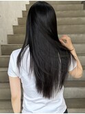 レイヤーカット×グレージュ